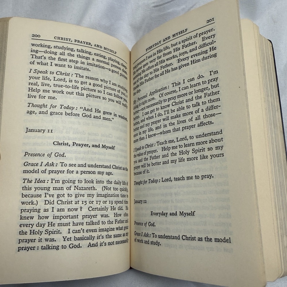 1958 MENTAL PRAYER: CHALLENGE TO THE LAY APOSTLE PRAYER MANUAL STORED - Picture 9 of 9